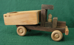 Handmade Wooden Toy Dump Truck from D and ME  Toys